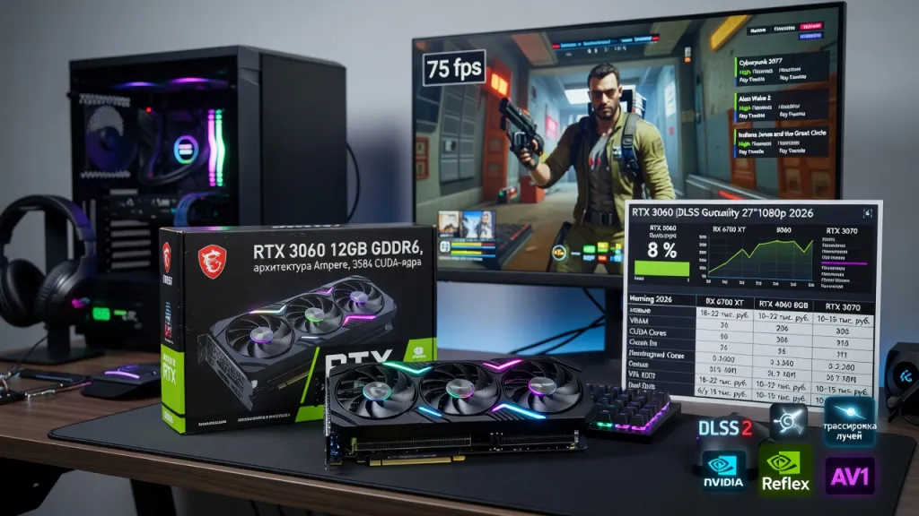 RTX 3060 в 2026 году: актуальна ли карта для современных игр