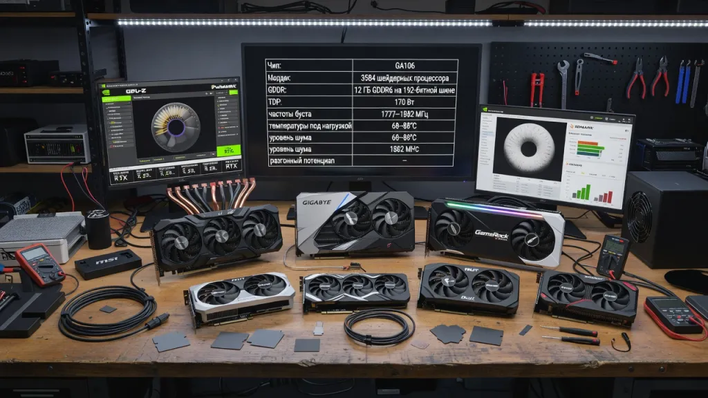 RTX 3060 от MSI, Gigabyte и Palit: какая версия лучше